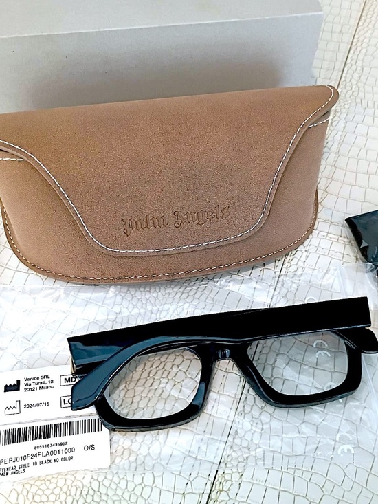 Brand New (Current) Palm Angels Black Style 10 Glasses Italian Handmade